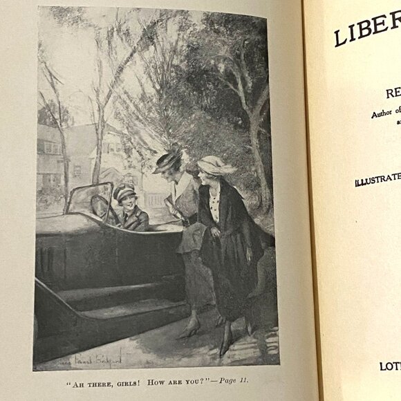 The Liberty Girl Hardcover Rena I Halsey WWI First Edition 1919 Antique Vintage - Picture 5 of 8